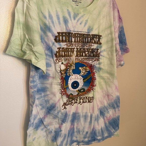 VINTAGE ROCK TEE: Jimi Hendrix, Mens L - Picture 1 of 2